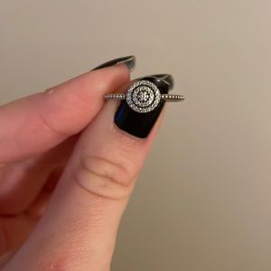 Pandora Ring - silver, size 6
